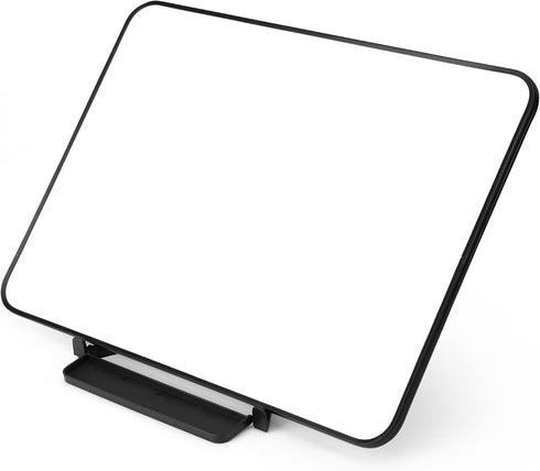 Double Sided Weekly Dry Erase Board with Stand, 16"x12", To-Do List Calendar White Board for Home Office