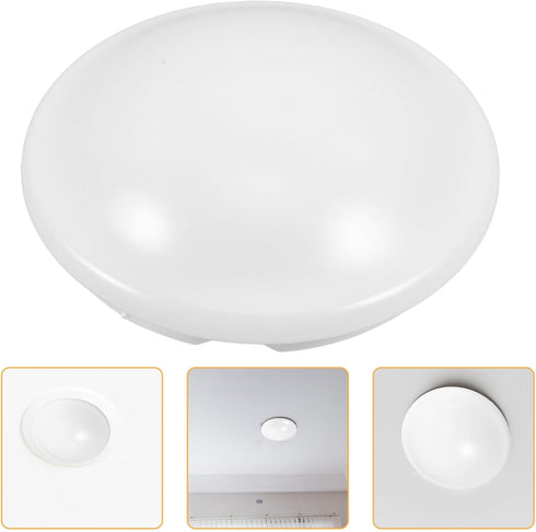 18.7cm iplusmile Replacement Mushroom Ceil Shade, Plastic White Flush Mount Ceiling Light Cover Lamp Dustcovers