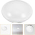 18.7cm iplusmile Replacement Mushroom Ceil Shade, Plastic White Flush Mount Ceiling Light Cover Lamp Dustcovers