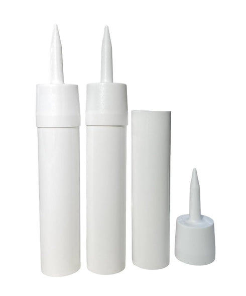 Reusable Empty Caulk Tube, Refillable Caulking Cartridge 10 oz, 3 Pack