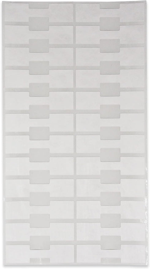 JewelrySupply White Rectangle Jewelry Price Tags, 1000 Pack - Retail Pricing Labels with Free Pen