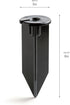 8 15575BK Kichler Outdoor Landscape Light Stake in Black, Durable Ground Mount Accessory for Pathway and Garden Lights