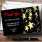 The Card Zoo Gold Stars Red Text Personalized Party Thank You Cards