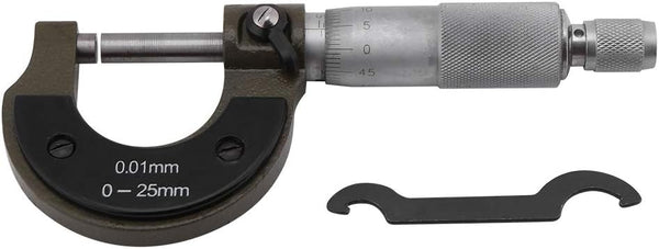 Outside Micrometer, Alloy Professional Metric Inch Measuring Tool Set, High Precision Graduation Thickness Gauge