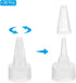 PATIKIL Twist Bottle Caps - 36Pcs 24/410 Squeeze Bottle Cap Replacement for Glue Dispensing and Paint Bottles