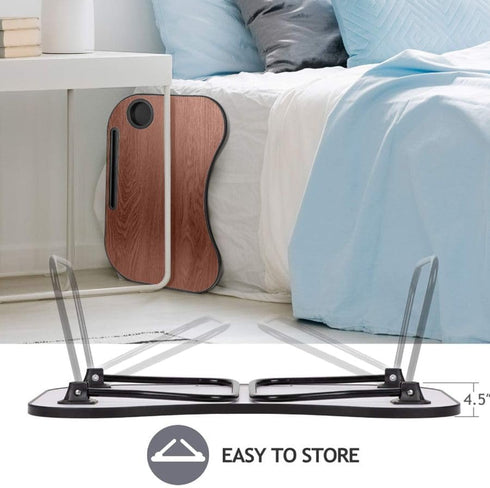 Generic Lap Desk for Laptop Bed Trays for Eating and Laptops Breakfast in Bed Laptop Stand TV Trays for Bed with Cup