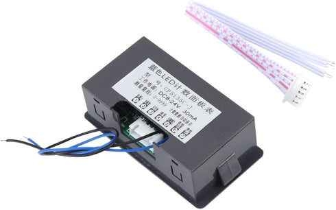 Digit Counter - DC 8-24V 4 Digit LED Display 0-9999 Up/Down Panel Meter with Cable
