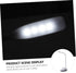 Foldable White Plastic Table Lamp, Battery Powered LED Desk Lamp for Reading