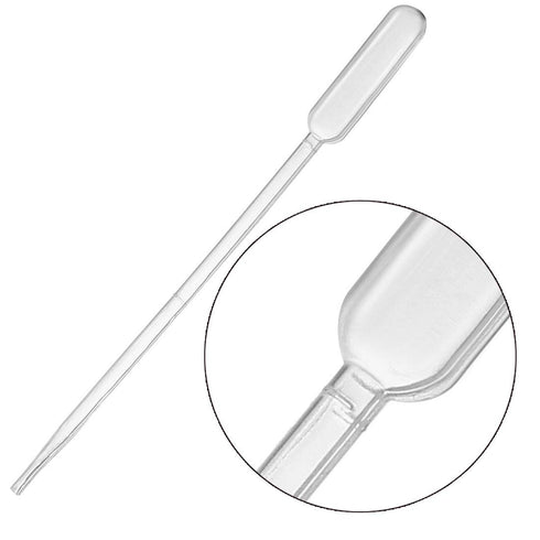 uxcell 20 Pcs Clear Disposable Pipettes 0.5ml, 112mm Length Liquid Droppers for Lab