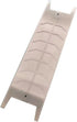 Stainless steel flame salmon holder for fire bowls and kettle barbecues, offering adjustable tilt angles and dishwasher
