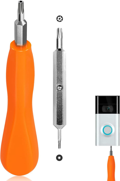 JSAZCKC Doorbell Screwdriver Replacement for WiFi Password Reset and Battery Change, Torx T6