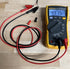 Multimeter Alligator Clips Leads, L Type Banana Male Plug to Alligator Clip Test Cable, 3 Feet