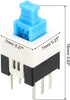 uxcell 40 Pcs 7mm x 7mm PCB Tact Tactile Push Button Switch, Self Lock, 6 Pin DIP