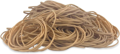 Rubber Bands, Upgrade Office Supply UPG22416, Size #16 (2-1/2" x 1/16"), Natural Crepe, Made in USA (1 Pound Bag)