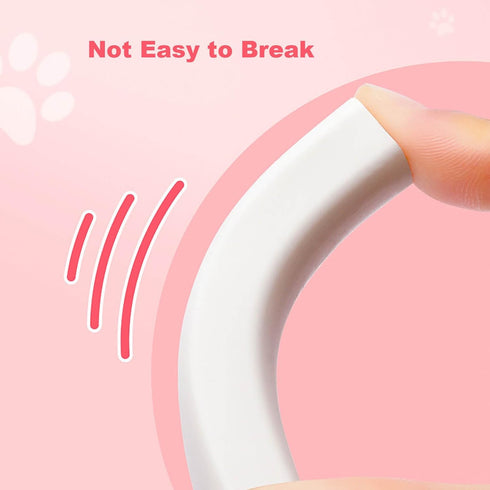 Doraking Cute Pink Kawaii Cat Paw Erasers, Retractable Rubber Push-Pull Erasers for Kids