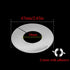 2pcs Stainless Steel Wall Split Flange, Round Escutcheon Plate Wall-mounted Water Pipe Cover for 22mm Diameter Pipe
