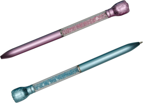 Maydahui 24PCS Rose Ballpoint Pen, Retractable Flower Pens with Crystal Quicksand Gem for School Home Party