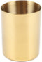 MEI YI TIAN Gold Pen Holder, Glossy Stainless Steel Pencil Cup for Home Office Desk Organizers