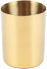 MEI YI TIAN Gold Pen Holder, Glossy Stainless Steel Pencil Cup for Home Office Desk Organizers