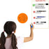 ELANE 24 Pcs Colorful Dry Erase Dots for Classroom Tables, Dry Erase Sticker for Wall, 6 inch