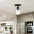 Bulb E26 E27 Ceiling Light Base Holder, Vintage Industrial Ceiling Wall Light Base Holder Pendant Lamp Screw Socket