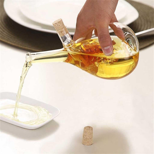 ARGENTFLUX 2 1 400ML Oil And Vinegar Dispenser, Oil and Vinegar Dispenser Glass, In Glass Oil And Vinegar Dispenser