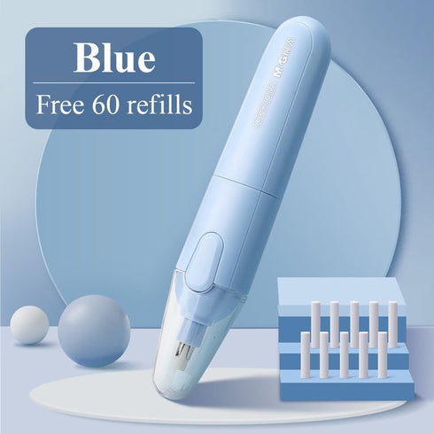 M&G Electric Eraser for Artists, Rechargeable with 60 Eraser Refills, Battery Operated for Drafting and Sketching