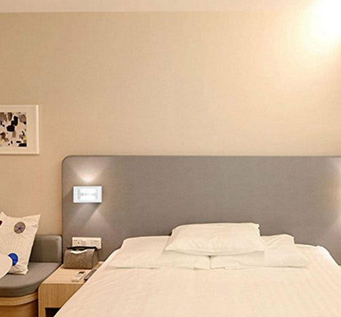 NATEFEMIN Mini PVC COB LED Lamp Switch Wall Night Lights Battery Operated Cabinet Garage Light Bedside Lamp Aisle