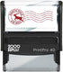 North Pole Self Inking Stamp, 13/16" x 2 3/16" Reindeer Rubber Stamp, Red Ink Christmas Letter Imprint