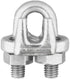 Excursions 1/8' U-Bolts Galvanized Wire Rope Clamps - 10 Pack