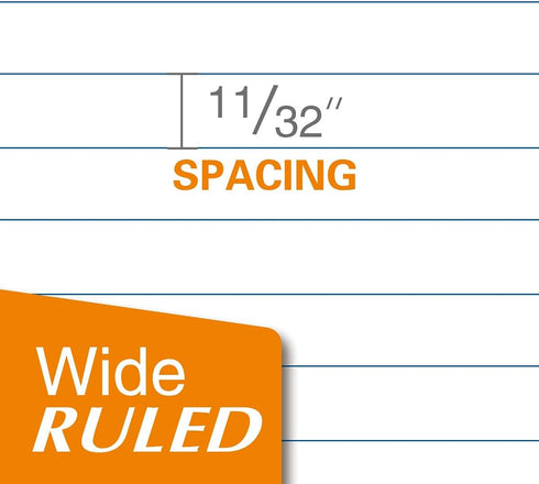 KAISA Composition Notebooks, 4 Pack, Wide Ruled, 9-3/4" x 7-1/2", Black Marble Covers, 100 Sheets