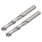 uxcell Solid Carbide Drill Bits, 4.3mm C2/K20 Tungsten Carbide Jobber Drill Bits for Metal and Plastic, 2pcs