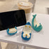 Cute Dolphin Shark Whale Phone Holder, Funny Creative Silicone Desk Stand, Lovely Office Decor (Dolphin Design)