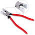 Swpeet Heavy Duty Key Fob Pliers Tool, Metal Glass Running Pliers with Curved Jaws for Key Fob Hardware