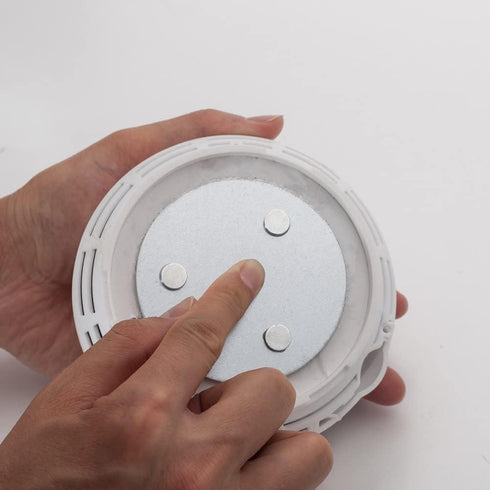 meioro 70mm,No 10 Sensors(3 Magnetic Smoke Detector Installation Tool,Quick and Easy Fastening Ceiling Mounted Kit