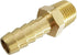 Avanty Brass Hose Barb Fitting, 1/8" Barbed x 1/4" NPT Male Adapter Connector, Pack of 2