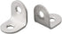 HanOaki 10 Pieces Stainless Steel L Shape 90 Degree Brackets for Corner Reinforcement