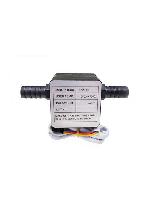 3/8" High Density Oil Flow Sensor Hall Effect Flowmeter Fluid Meter for 5-600L/H Fuel Gasoline Diesel Milk Water