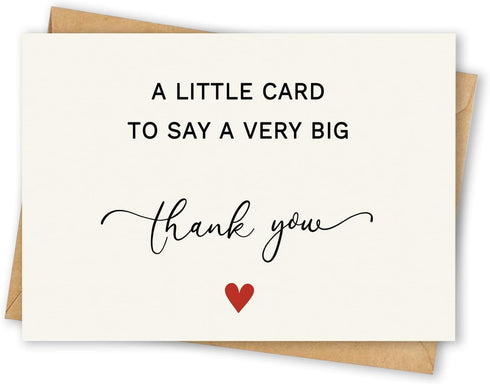 VEEYOL Thank You Cards with Envelopes, Thank You Notes For Wedding, Baby Shower, Graduation, Bridal, Business
