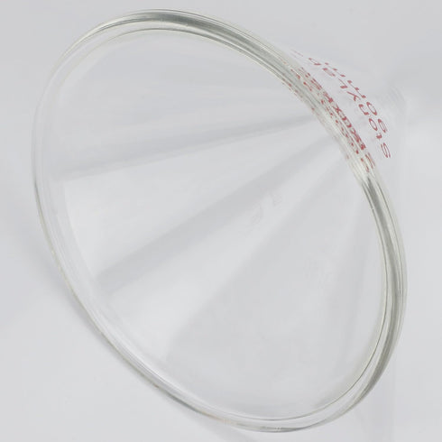 stonylab Glass Funnel, Thickened Borosilicate Glass, Stemless Funnel, 90 mm Inner Diameter for Lab Use