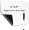 Small Magnetic Dry Erase Board Sheet for Fridge, 6"x8" Erasable WhiteBoard for Kitchen