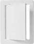 6" x 8" White Plastic Access Panel for Plumbing, Electricity, Heating, Alarm - Drywall Bathroom Services Cover