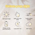 ACAGALA 3 Pack 3 Cute Poop LED Touch Night Light Emotion Night Lamp for Kids Toddler Baby Nursery Brightness Adjustable