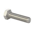 1/4-20 x 1/2" Hex Head Screw Bolt, Fully Threaded Stainless Steel 18-8, Plain Finish, Quantity 25