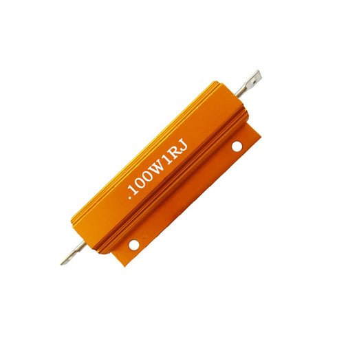 100W Shell Power Aluminum Housed Case Wirewound Resistor Set of 5, 1R Ohm