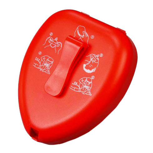 WNL Products CPR Rescue Mask, Adult/Child Pocket Resuscitator, Hard Case Kit