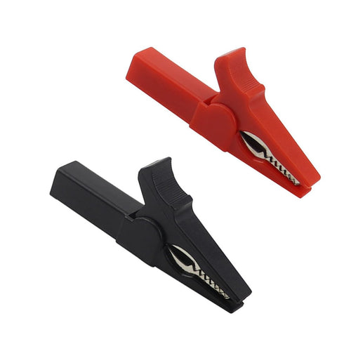 10Pack Alligator Clips 1000V 32A Heavy Duty Insulated Automotive Car Battery Clips for Multimeter Test Leads