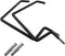 YHXiXi 2PCS Spiral Ladder Hooks Black Heavy Duty Tool Rack Bicycle Hooks Wall