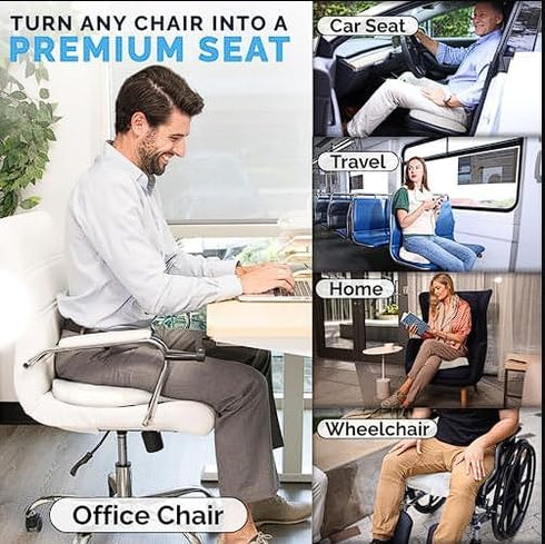 Recommended ComfiLife Premium Gel & Memory Foam Seat Cushion Doctor Office Chair Cushion, Car Seat Cushion Chair
