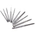 Yakamoz 10pcs Micro Taps Bits, Mini Machine Screw Drill Tap Set, Metric Thread Screws Plug Bit, Small Tapping Bits Tool